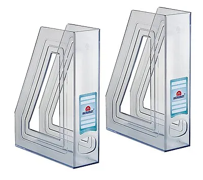 Acrimet Magazine File Holder (Crystal Color) (2 - Pack) • $17.90