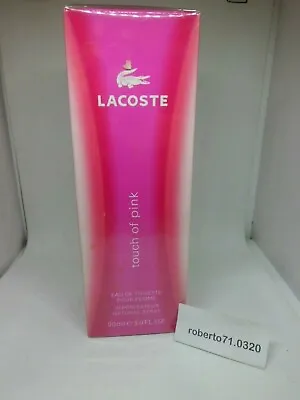 Lacoste Touch Of Pink Eau De Toilette ML 90 Spray Sealed • £111