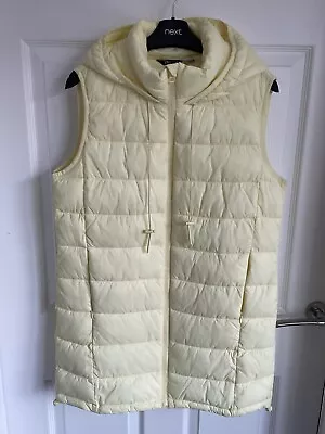 Ladies Yellow Lemon ZARA Sleeveless Packable Lightweight Mid Gilet - Size Small • $14.93