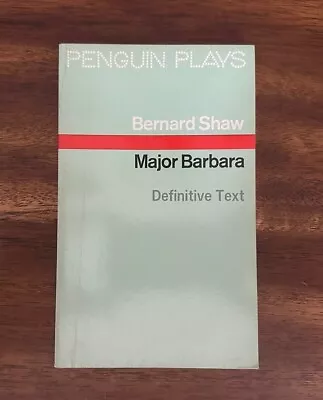 Major Barbara : Stage Version By George Bernard Shaw (1950 UK- A Format...) • $13.49