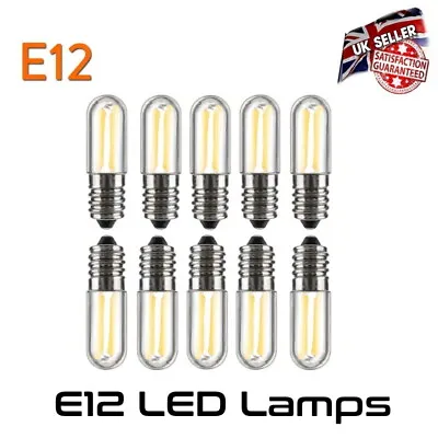 LED E12 Chandelier Lamp Bulb 2 Watt Equivalent To 15 Watt Dimmable Warm White • £3.95