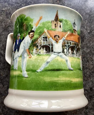 £6 • Buy Past Times Fine Bone China Cricket Theme Tankard / Mug By Queens