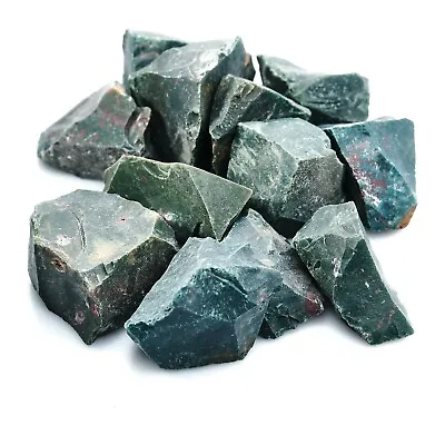 £3.49 • Buy Rough Bloodstone Natural Raw Crystal Mineral Specimen Rock Stone Reiki Chakra