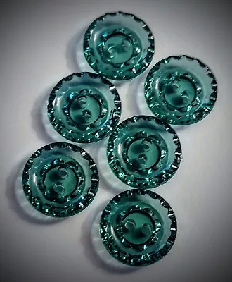 1/2  2-Hole Green 'Crystal' Craft/Clothing Buttons • $2.55
