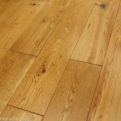 £0.99 • Buy 18mm X 150mm Solid Oak Flooring Real Wood Wooden Wide Floor 
