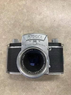 Vintage EXA IHAGEE DRESDEN 35mm  CAMERA 1:2.8 50mm Dresden Germany • $29.99