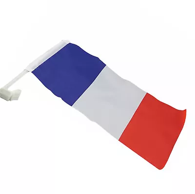 £13.50 • Buy 10 Or 20 Pack French Fabric Hand Flags 45cm X30cm /18  X 12  France Car Flag