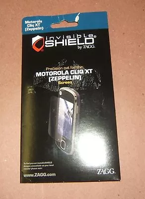 Invisible Shield Zagg Motorola Cliq XT Zeppelin Screen • $3