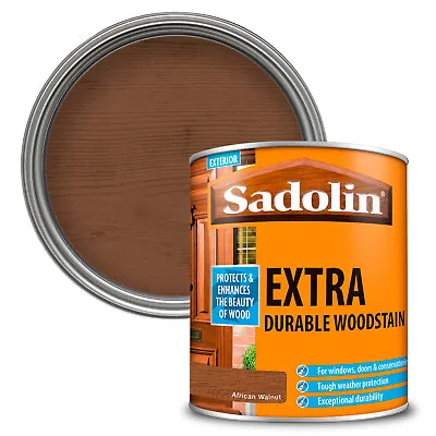 Sadolin Extra Durable Woodstain All Colours All Sizes Exterior Woodstain • £15.55