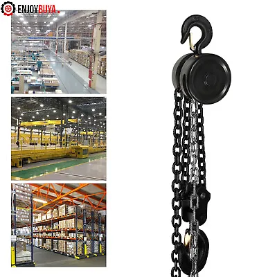 Lever Block Chain Hoist Come Along Ratchet 2Ton 4409lbs Capacity 10ft Lifter • $62.84