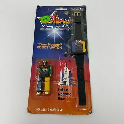 1985 Voltron Robot Watch Time Keeper New In Original Sealed Package Rare  18854 • $169.97