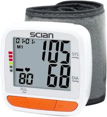 Scian LCD Digital Wrist Blood Pressure Monitor BP Cuff Automatic Machine Tester • $14.99