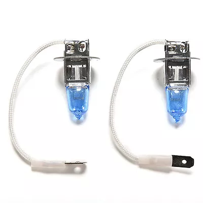 2x H3 Super Bright White Light Lamp Auto Car Halogen Bulb Headlight 12V 55W、-WR • $1.81