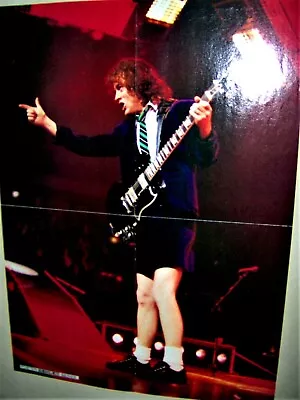$22 • Buy AC/DC ANGUS YOUNG Concert Shot Full Color Poster Very COOL