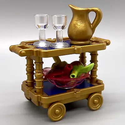 Playmobil Gold Pitcher Glasses Apples Rolling Cart Tea Caddy Mansion Victorian • $11.97