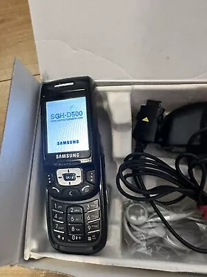 Samsung SGH D500 - Blue Black (Unlocked) Mobile Phone • £54.99