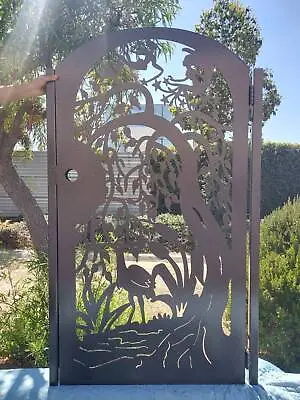 Metal Gate Modern Metal Gate Custom Size Art Pedestrian Walk Thru Entry_36x60 • $1349