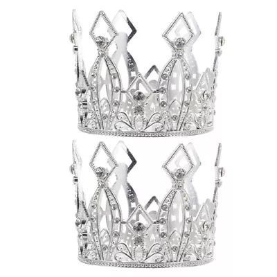 Crown Cake Topper Tiara Cupcake Toppers Mini Queen Headpiece Headdress Decor-IT • $11.29