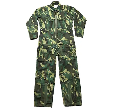 US Military Flight Suit Mens M Camouflage Coveralls Combi-US Flyers Air Force • $39.88