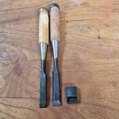 2 Japanese Nomi Chisels  15mm And 13mm • £28