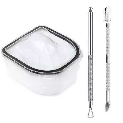 Nail Soaking Bowl Soak Off Gel Polish Dip Powder Remover Hand Acetone Nail S... • $14.84