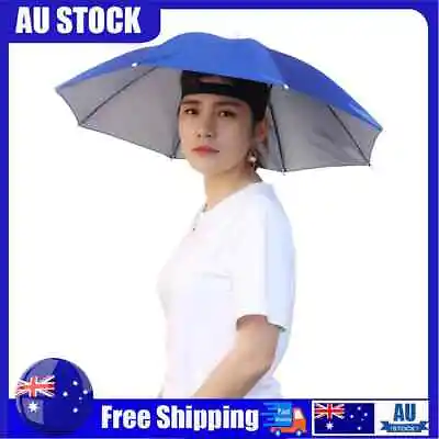$10.59 • Buy Foldable Outdoor Umbrella Hat Women Men Fishing Hiking Golf Headwear Sun Cap AU