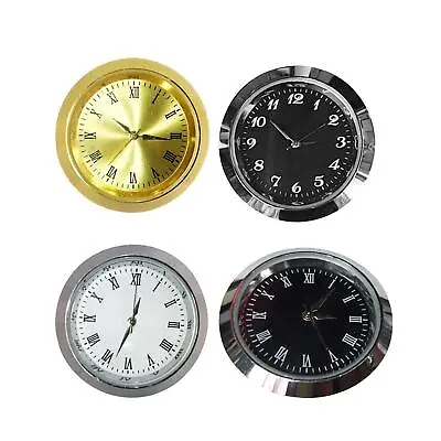 Mini Clock Insert Quiet Clock Mechanism Easy To Read Clock Head Round 35mm For • $6.49