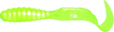 NEW! Mister Twister 3-Inch Meenie Lure-Pack Of 20 (Chartreuse) MTSF20-10 • $7.37