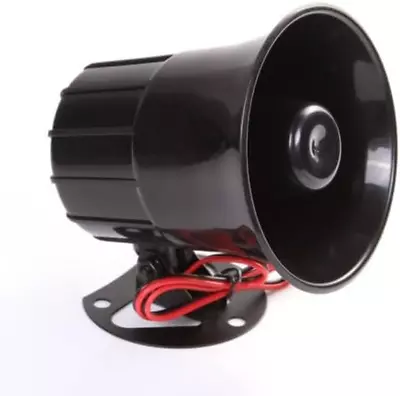 Loud Alarm Siren Horn Speaker Security System Indoor Outdoor 15W DC 6 To 12 • $19.74