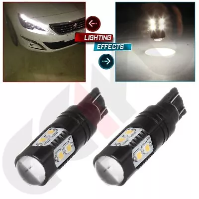 2x White 921 194 T10 Samsung High Power LED Projector Lens License Plate Lights • $12.90