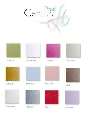 Centura Pearl Double Sided 12 Colours Size A3 A4 A5 A6. (Cheapest Per Sheet) • £3.03
