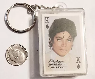 Michael Jackson Thriller Miniature Playing Cards Keychain • $14.99