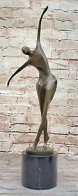 Abstract Bronze Artwork: Milo`s Passion Of Dance Table Sculpture Hand Made Sale • £193.49