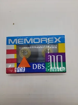 Audio Cassette Tape - Memorex DBS110 - 110 Minutes - New / Sealed • $9.99
