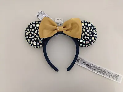 NWT! Disney Parks Minnie Mouse WDW 50th Anniversary Jeweled Ears Headband 2022 • $24