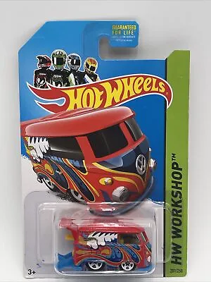 Hot Wheels Volkswagon Kool Kombi Red/Blue Variant 201/250 HW Workshop HW Garage • $7.49