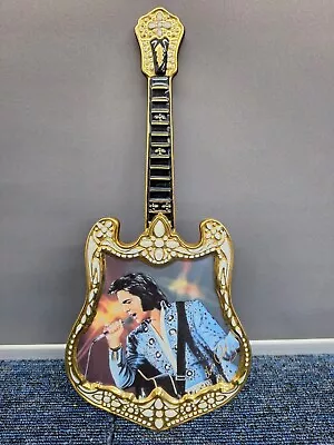 BRADFORD EXCHANGE ELVIS PRESLEY  The Inspiration  Guitar Wall Plaque  • $20.35