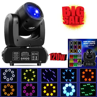 150W 8Prism LED Moving Head Light RGBW Gobo Beam Stage Lighting DJ Disco DMX512 • $109.99