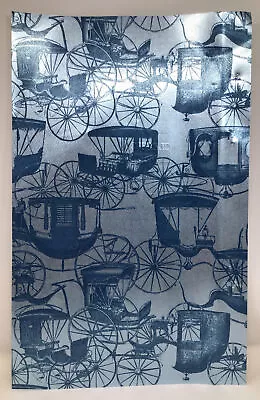 Vintage Wallpaper Sample United DeSoto Flocks & Foils Pattern Classic 1886 • $7.49