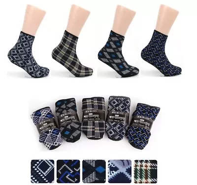 Men's Warm Winter Crew Socks Korean Slipper Sock Napping Plush Socks 3 Pairs • $29.99