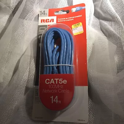 RCA CAT 5e 100MHz  Network Cable TPH531BR 14’ NEW CONNECTS DEVICE TO NETWORK • $8.90