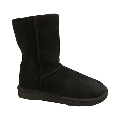 UGG Women's Classic Short Black Boots 5825 Slip-On Suede • $59.99