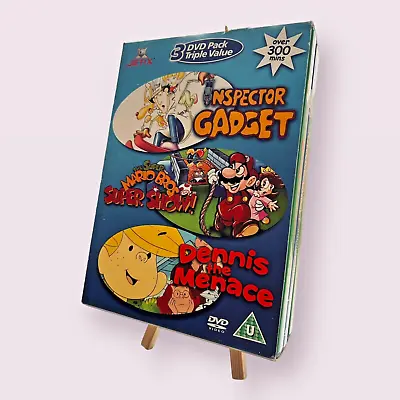 Inspector Gadget/Dennis The Menace/Super Mario Brother Super Show DVD 5 Hours + • £11.74