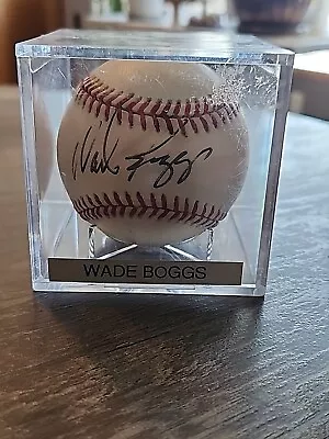 Wade Boggs Signed Autograph Auto Baseball W/cube (NO COA) • $24.99