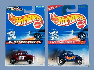 Vintage Hot Wheels BAJA BUG Race Team #393 & Dealer's Choice #567 Series Lot X 2 • $11