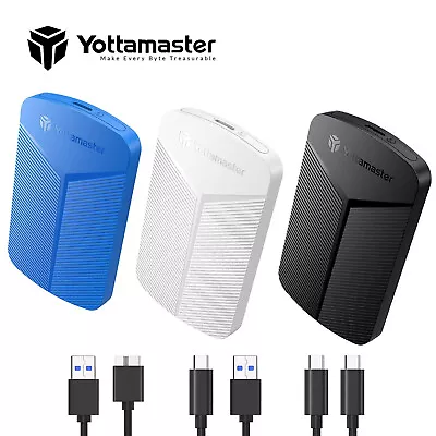 $9.99 • Buy Yottamaster Hard Drive Enclosure USB 3.0 To SATA 2.5  External HDD SSD Case Disk