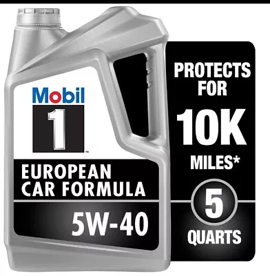 Mobil 1 FS European Car Formula Full Synthetic Motor Oil 5W-40 5 Quart • $22.50