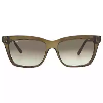 Salvatore Ferragamo Green Gradient Square Ladies Sunglasses SF1027S 315 55 • $65.99