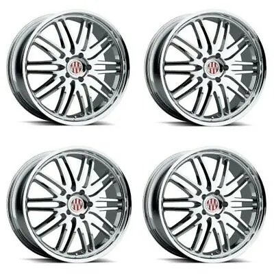 Set 4 Victor Equipment Lemans 19x11 5x130 Chrome Wheels 19  52mm Rims • $624