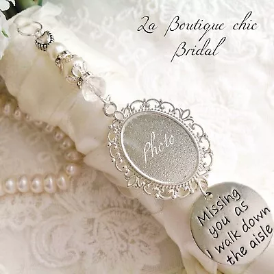 Handmade Bridal Bouquet Photo Frame Memory Memorial Charm Bride Wedding Gift • £5.99